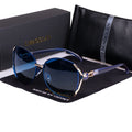 2024 New Women Metal Polarized Sunglasses Luxury Fashion Ladies Vintage Brand Designer Female Sun Glasses oculos gafas