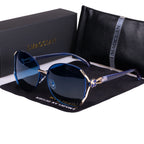 2024 New Women Metal Polarized Sunglasses Luxury Fashion Ladies Vintage Brand Designer Female Sun Glasses oculos gafas