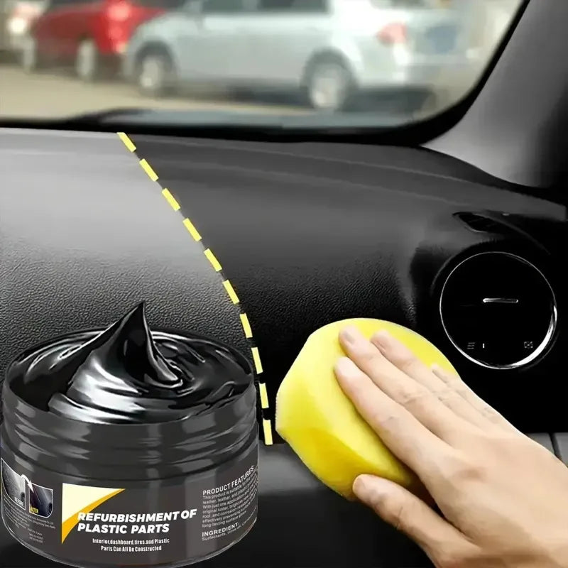 T05 Car Interior Plastic Leather Scratch Repair Paste Automotive Polishing Wax Repair Anti-Aging Paste Tires Seats Wheel