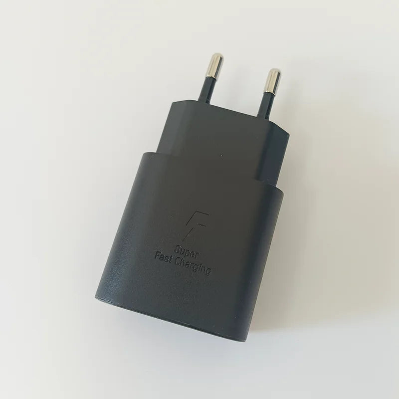 Samsung 25W Original Fast Charger EU US Type C Cargador Adapter For Galaxy S26 S25 S24 S23 S22 M17 M07 A07 A26 A17 A15 Z Fold7 6