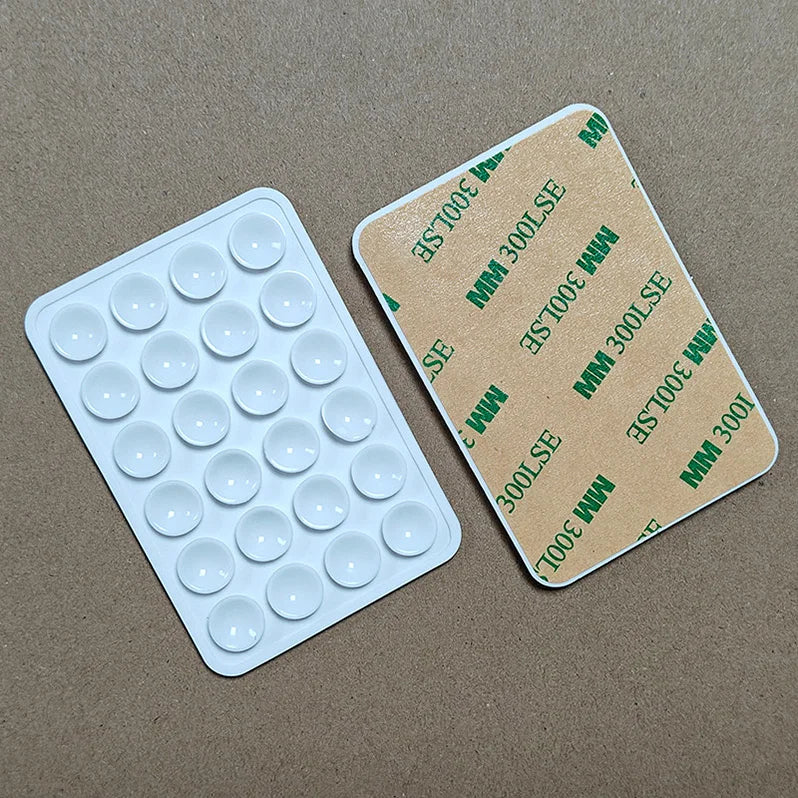 Silicone Suction Phone Holder Mat Multifunctional Suction Cup Wall Stand Square Anti-Slip Single-Sided Case Mount Back Sticker