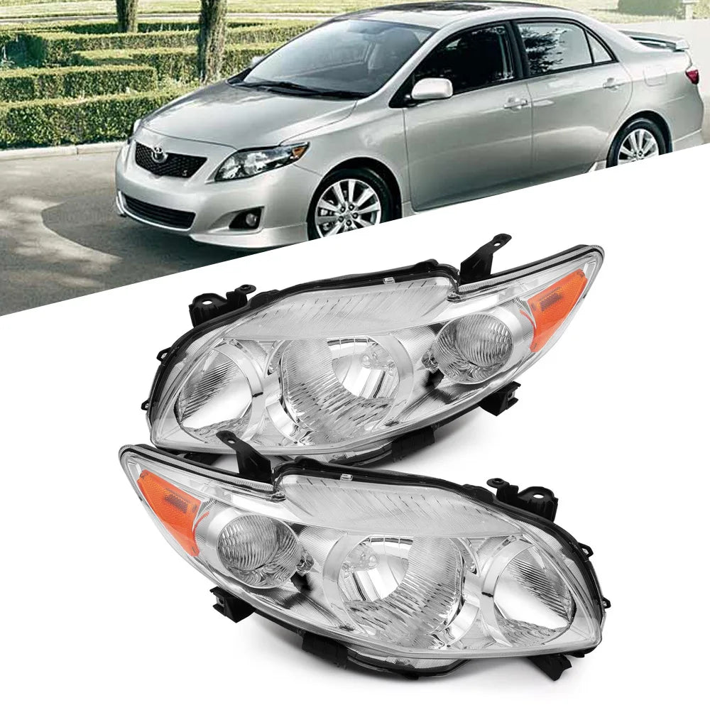 Car Headlight Turn Lamp For Toyota Corolla 2009 2010 HeadLamp Dynamic Turn Signal Automotive Accessories Assembly