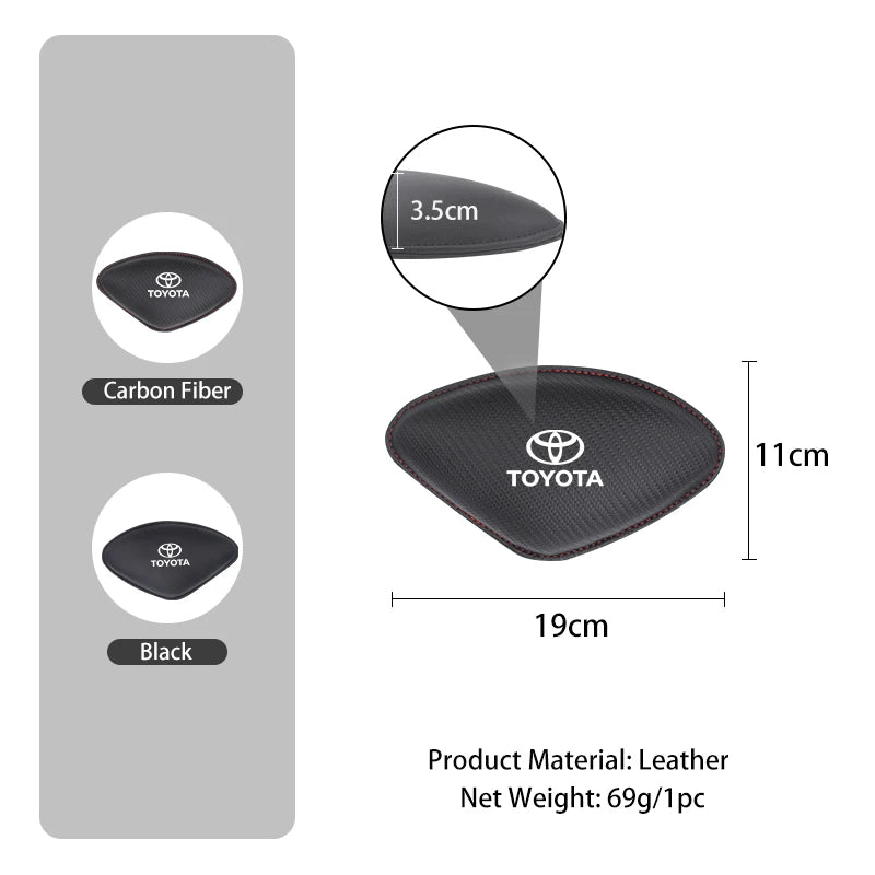 Car Knee Pad Cushion Leg Support Protector Central Key Accessory For Toyota Corolla Yaris Camry Prius RAV4 CHR Hilux Aygo Crown