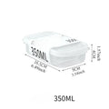 Food - Grade Meat Freezer Containers, Weekly Meal Prep Boxes, Airtight Fridge Storage，Special Containers for Meat