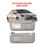 For Toyota Corolla 2001 2002 2003 2004 2005 2006 2007 2008 2009 2010-2019 Front Sun Visor Panel Driver Passenger Side Sunvisor