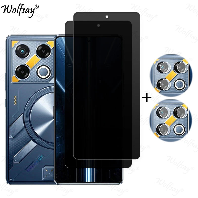 Privacy Screen Protector For Infinix GT 20 Pro Anti-Spy Tempered Glass Infinix GT20 Pro Camera Glass For Infinix GT 20 Pro Glass