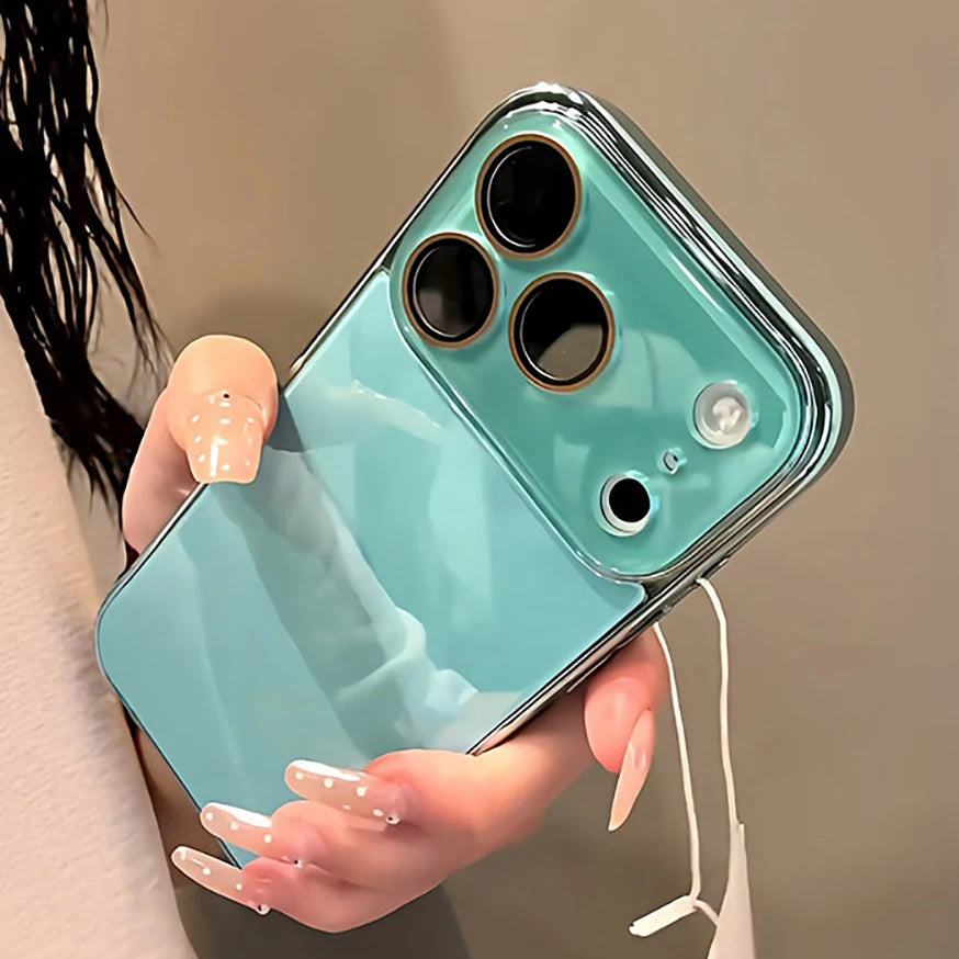 Fashion Candy Color Glass Protection Covers For iPhone 17 16 15 Pro Max Shockproof Hard Phone Cases For iPhone17 14 13 Pro Max