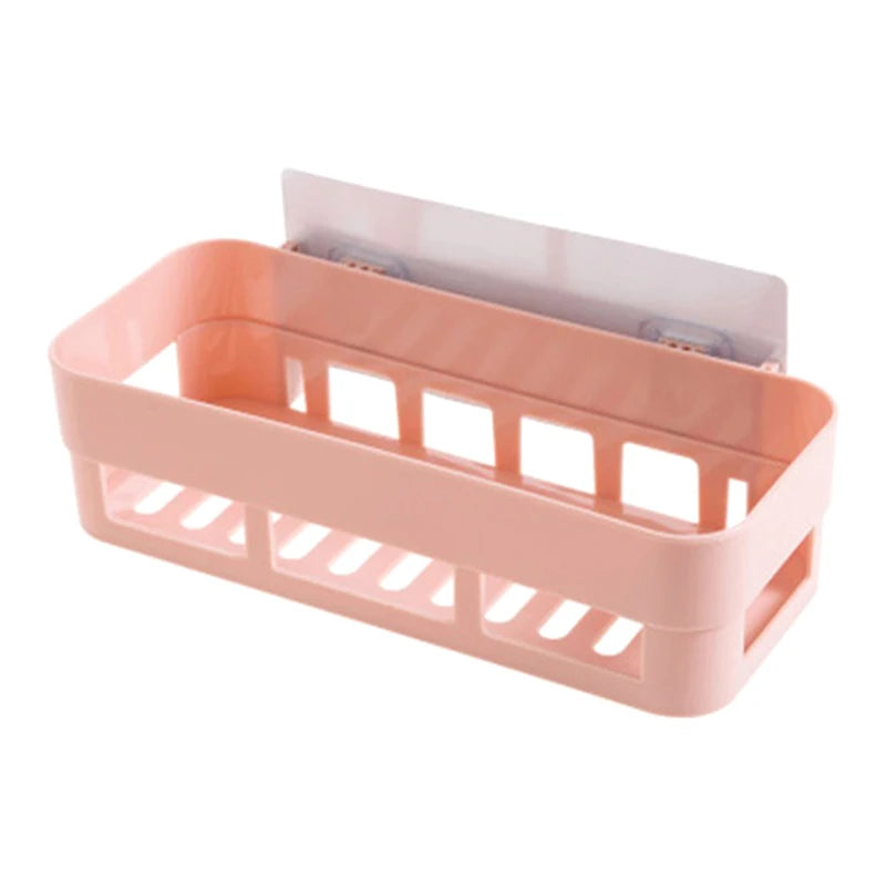 Hot Sale Adhesive Storage Rack Bathroom Accessories Corner Shower Shelf Kitchen Bathroom Shelf Home Decoration