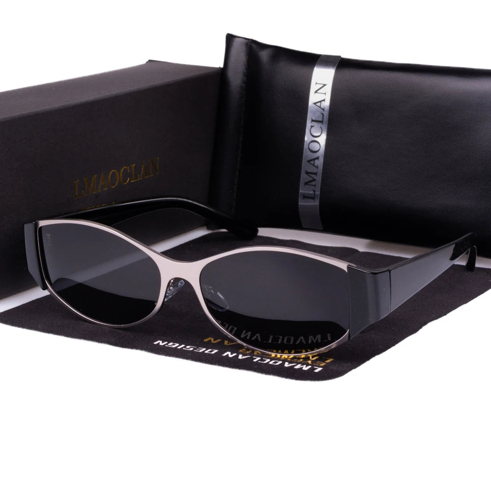 Women Polarized Sunglasses Steampunk Style Narrow Face Female Sun Glasses Woman accessories 2026