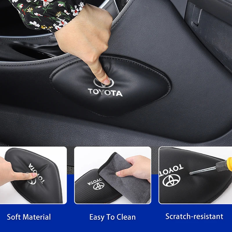 Car Knee Pad Cushion Leg Support Protector Central Key Accessory For Toyota Corolla Yaris Camry Prius RAV4 CHR Hilux Aygo Crown