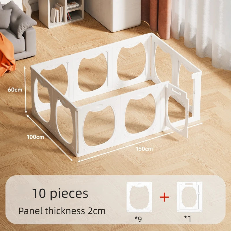 Pet Dog Fences Puppy Indoor Teddy Dog Anti-jailbreak Dog Cage Fence Safe Isolation Anti-jailbreak Raised Fence Puppy House
