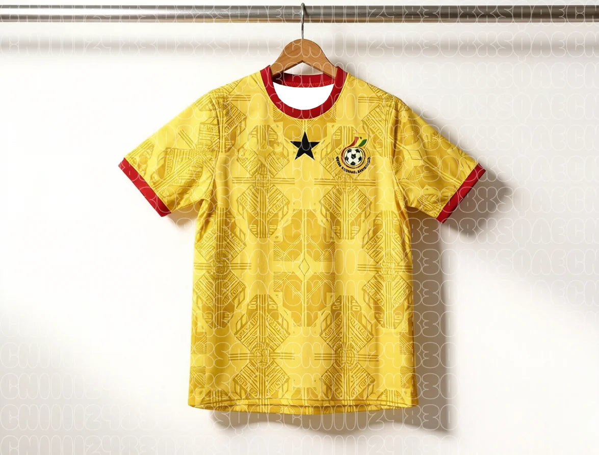 Ghana Football Uniform Sports Clothing 3d Printing Sports Leisure Dry Quickly Breathable and Comfortable Family Matching T-Shirt