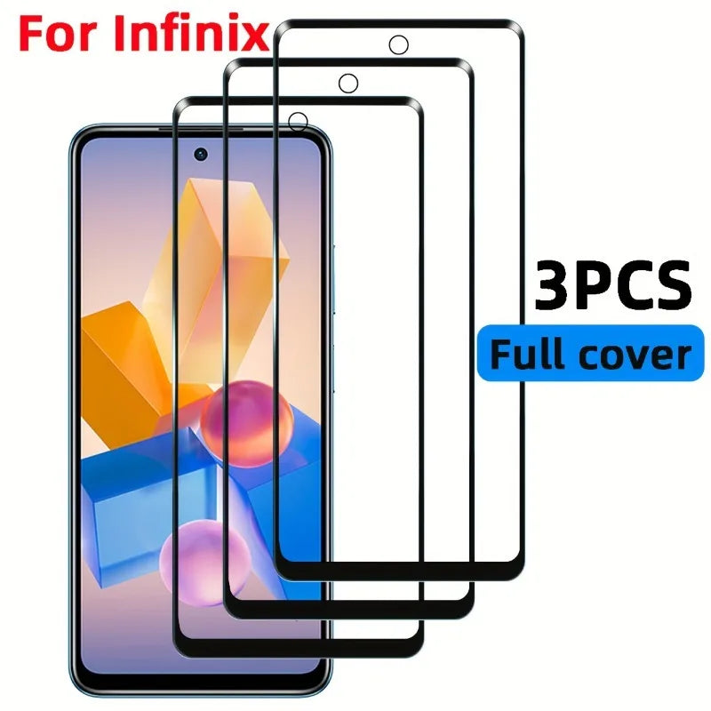 3Pcs Screen Protector For infinix Note 50 40 Pro Plus GT 20 10 Tempered Glass For Infinix hot 50 40 Pro Plus Zero 40 30 Glass