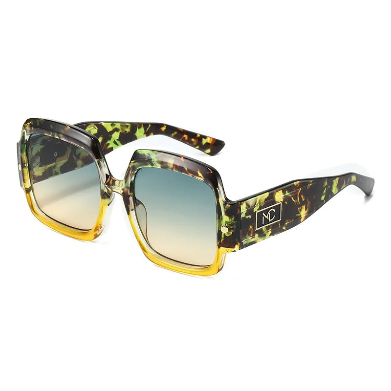 Luxury NC Fashion Brand Sunglasses Women Men Oversized Sun Shades Designer Glasses Trending Unisex Glasses UV400