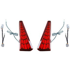 Glb For 2PCS Toyota NOAH 80  VOXY 80 SeriesLED Tail Lights, Rear Fog Lights, Parking Warning Lights,red Tail Light Car Accessori
