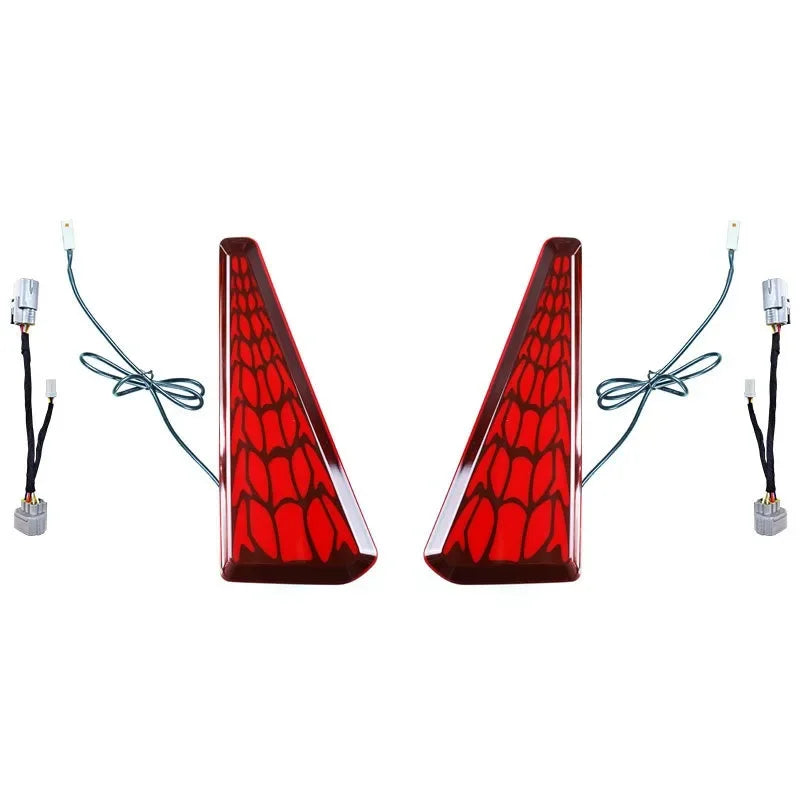 Glb For 2PCS Toyota NOAH 80  VOXY 80 SeriesLED Tail Lights, Rear Fog Lights, Parking Warning Lights,red Tail Light Car Accessori