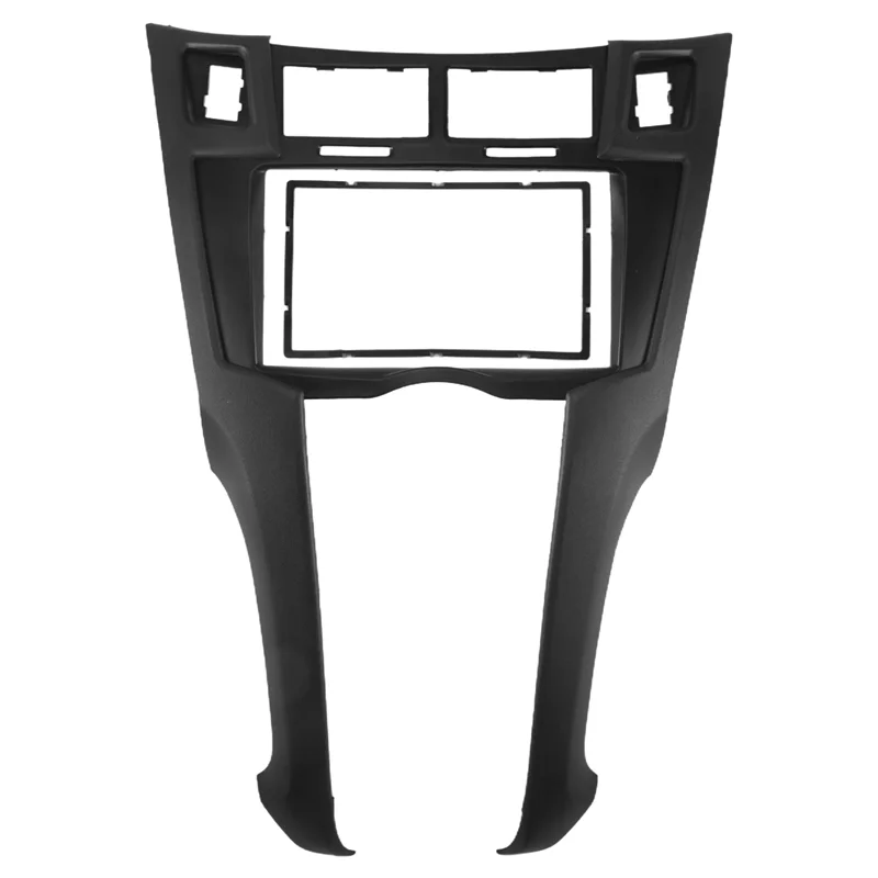 Car Radio Fascia Trim Kit, 2 Din Dash Panel DVD Frame Install Kit For Toyota Yaris Vitz Platz 2005 2006 2007 2008-2011
