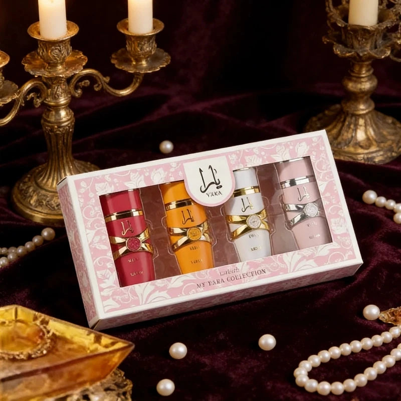 Floral Fruity Gourmand Collection Women's Perfume Gift Set – 4×25ml, Long-Lasting Eau de Parfum