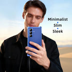 Eary Frameless Case for Samsung Galaxy Z Fold 7 Minimalist Aluminum Phone Cover Compatible for Magsafe Original Feel Metal Shell