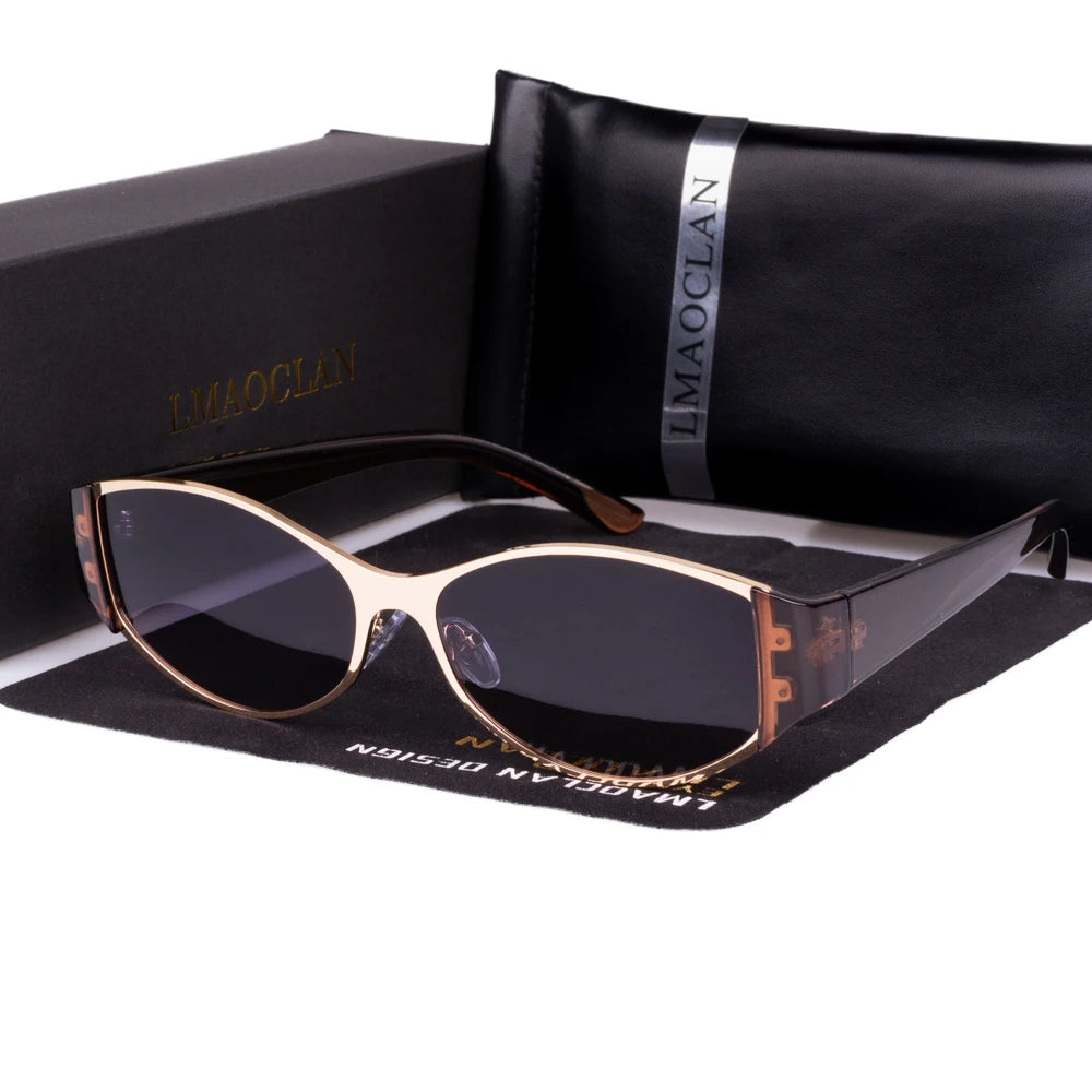 Women Polarized Sunglasses Steampunk Style Narrow Face Female Sun Glasses Woman accessories 2026