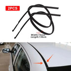 136cm 1Pair Left Right Side Car Roof Trim Molding Strips Rubber Fit for Toyota Corolla 2009 2010 2011 2012 2013 Black
