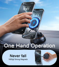 Eary Wireless Car 15W Fast Charger Suction Cup Phone Holder Stand Magnetic Car Mount Dashboard Magsafe Fit for iPhone Samsung HW