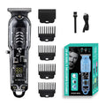Hair Cut Machine Rechargeable Hair Clippers Transparent Professional Clippers Electric Hair Trimmers Shaver for Men