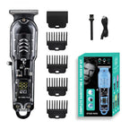 Hair Cut Machine Rechargeable Hair Clippers Transparent Professional Clippers Electric Hair Trimmers Shaver for Men