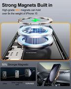 Eary Frameless Case for Samsung Galaxy Z Fold 7 for Magsafe 360°Rotation Stand Magnetic Wireless Charging Aluminum Phone Cover
