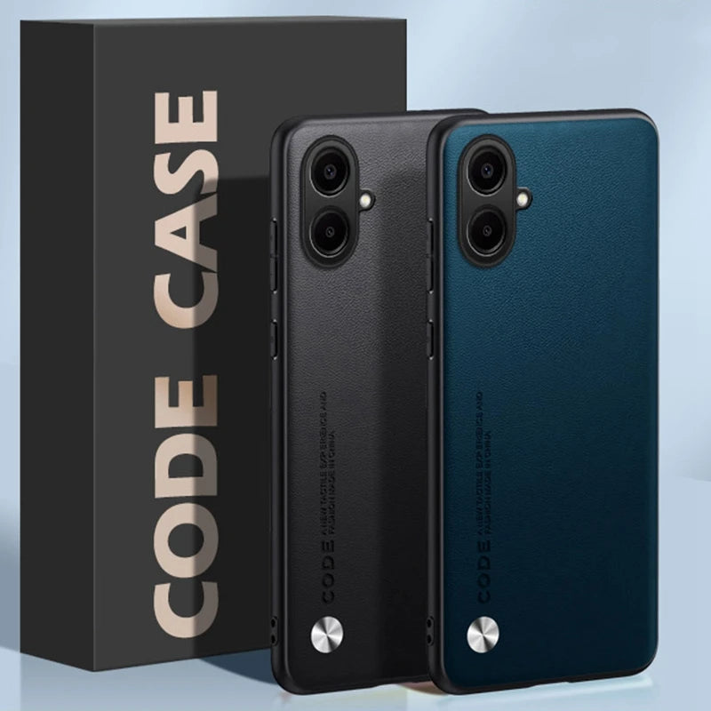 Luxury PU Leather Case For Samsung Galaxy A07 4G Back Cover Silicone Shockproof Full Protection Phone Case For Samsung A07 Coque