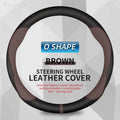 Car Steering Wheel Cover Non-Slip 38cm 15" Leather For Toyota Corolla CH-R Camry Rav4 Auris Prius Yalis Avensis Auto Accessories