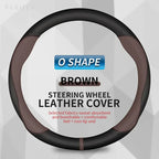 Car Steering Wheel Cover Non-Slip 38cm 15" Leather For Toyota Corolla CH-R Camry Rav4 Auris Prius Yalis Avensis Auto Accessories