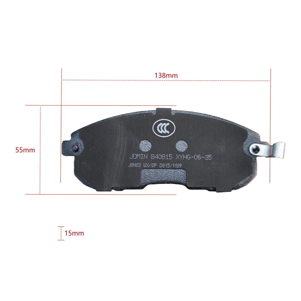 840815 Front Ceramic Brake Pad 4pcs/set For NISSAN(350Z,ALTIMA,CUBE,JUKE,MAXIMA,SENTRA) For INFINITI(G35,I30) OE D1060JN00A