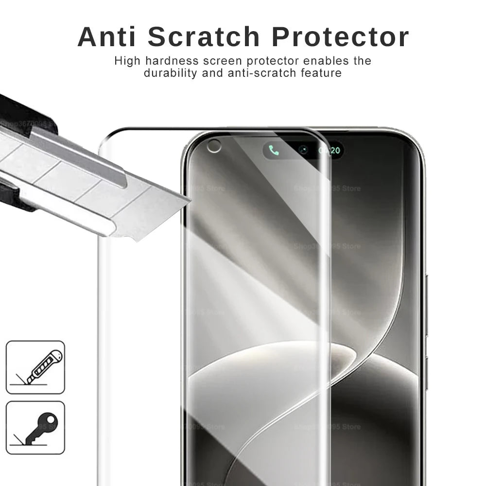 2Pcs Curved Tempered Glass Case For Tecno Camon 50 Ultra 5G 50 Pro 4G Screen Protector on TecnoCamon50Ultra Camon50Pro 6.78inch