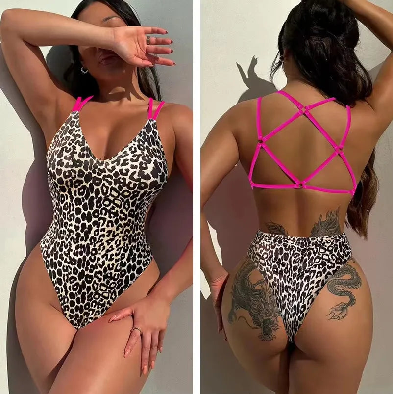 2026 Pad Swimwear Women Beach One Piece Swimsuit Mujer Trikini Bikini  Maio Biquini Badpak Maillot Femme