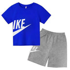 Children's Clothing Kids & Teen T-Shirt Set Summer Top + Shorts 2 Piece Set Short Sleeve Casual Fashion Boys Girls Kids Set