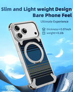 Eary Kevlar Case for iPhone 17 Pro Max Bumper with Stand 360°Rotation Magnetic Kickstand Shockproof Drop Protection Phone Cover
