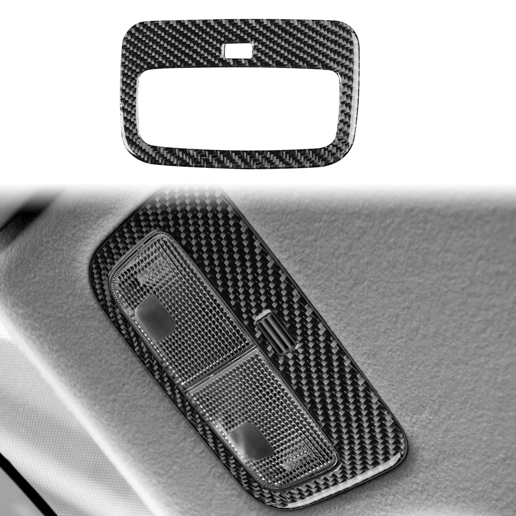 Carbon Fiber Car Reading Light Panel Sticker For Toyota Yaris 2006 2007 2008 2009 2010 2011 LHD RHD Reading Lamp Outer Trim