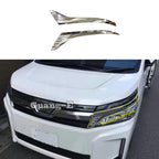 For Toyota Noah Voxy 80 Series 2015 2016 2017 2018 2019 2020 2021 Sticker Body Head Front Eyebrow/Trim Light Lamp Frame Cover