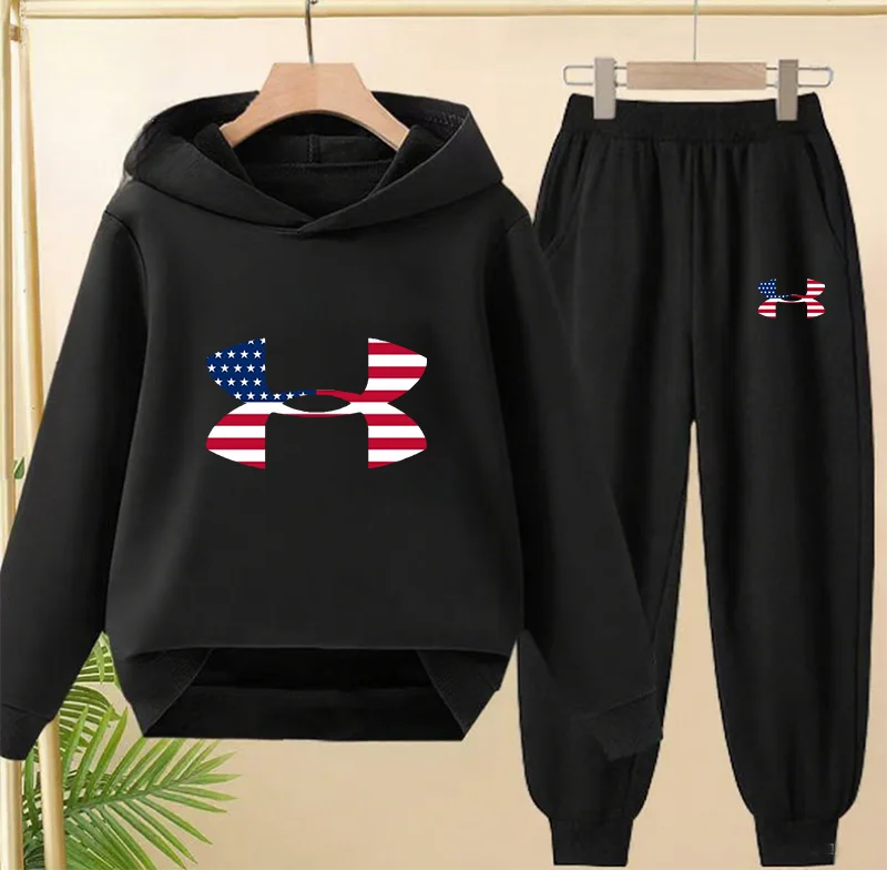 2-13 Years Boys 2pcs Hoodie+Pants Tracksuits Kids Cute brand Autumn Spring  Girls Casual Streetwears Children Clothes Sets