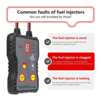 Newest Fuel System Scan Tool Automotive Cleaning Tool Kit Injector Flush Cleaner Car Fuel Injector Tester Portable 4 Pluse Mode