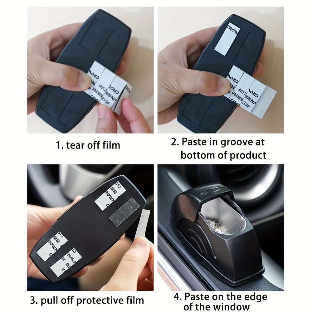 Car Ashtray - Convenient Ash Storage with Lid Design to Prevent Ash From Flying, Compact & Durable