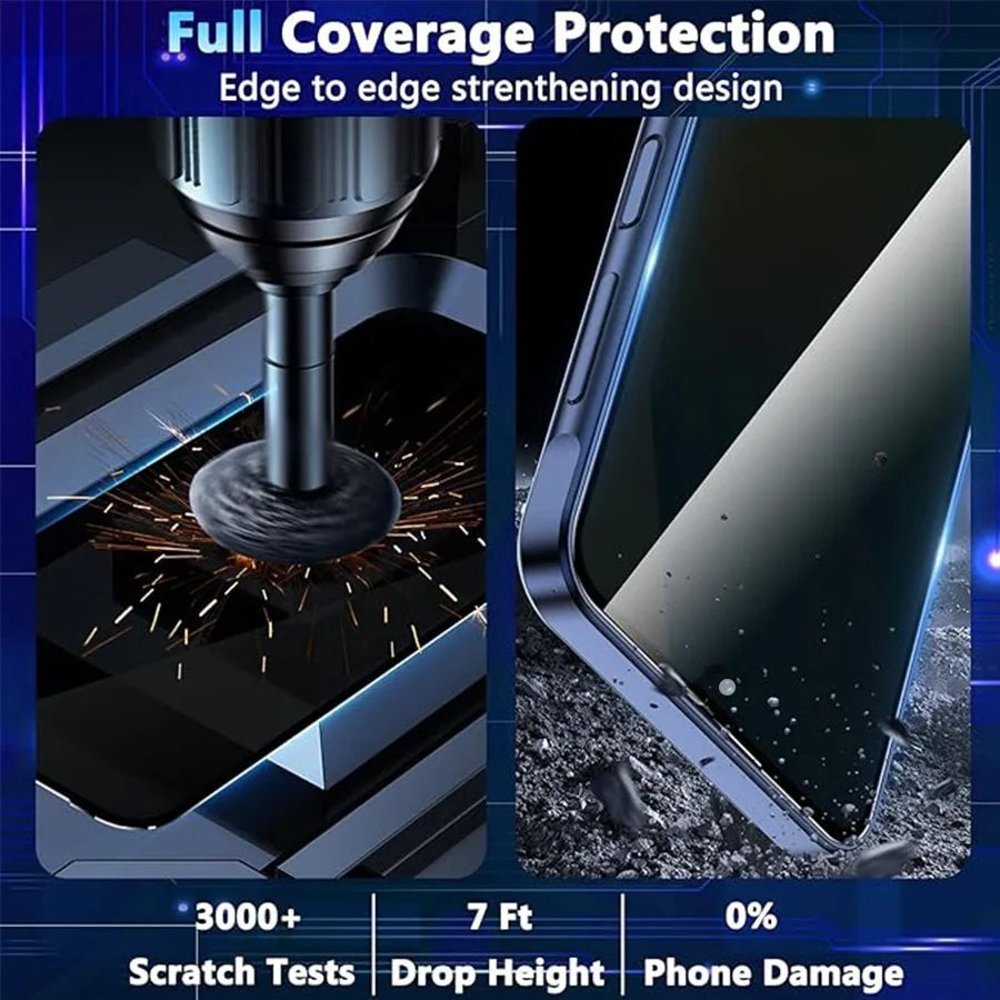 For itel A50 BF7h Anti Spy Privacy Tempered Glass Screen Protector Compatible For itelA50 Full Cover Screen Phone Film