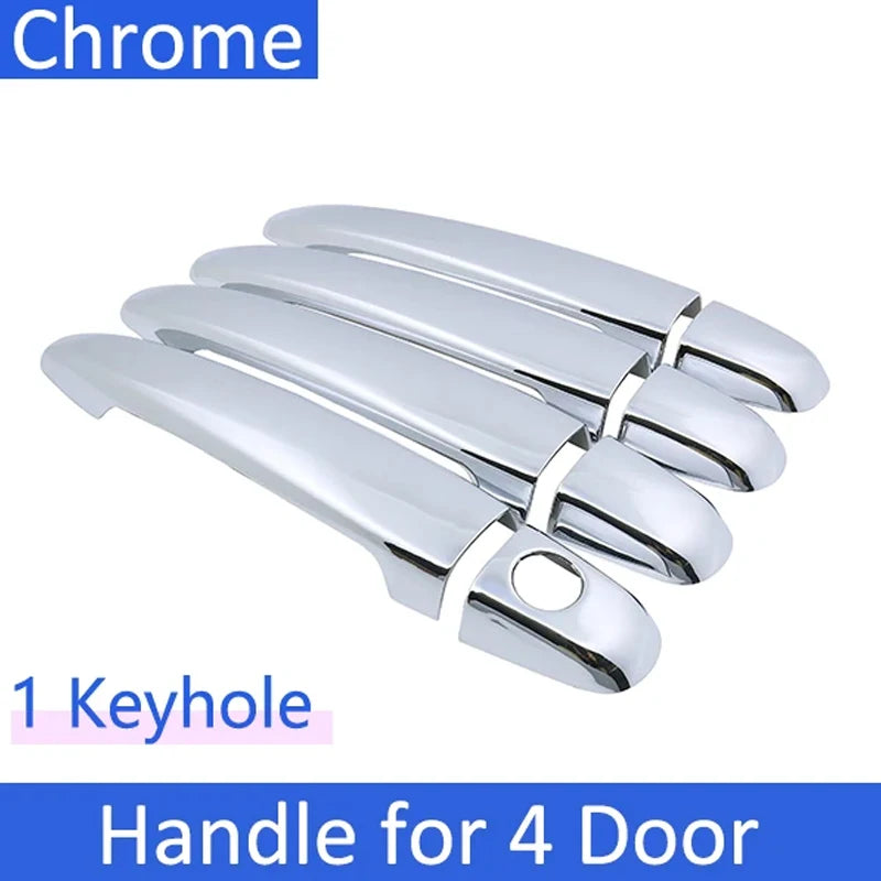 For Toyota Noah Voxy NAV1 R70 2007~2014 Luxury Car Door Handles Covers Exterior Scratch Protective Decor Rustproof Accessories