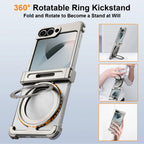 Eary for Samsung Galaxy Z Flip 7 6 Case for MagSafe 360°Rotatable Magnetic Kickstand Ultra-Thin Shockproof Protective 7 6 Cover