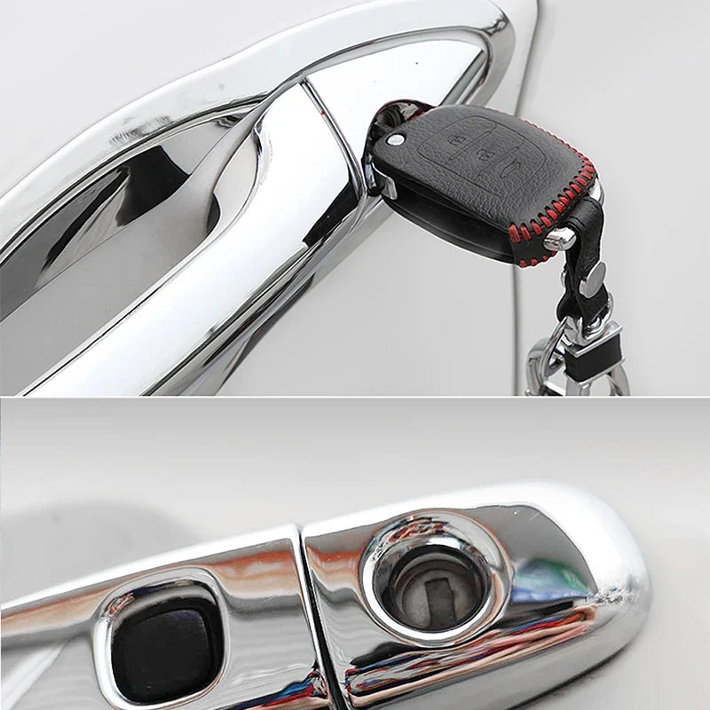 For Toyota Noah Voxy NAV1 R70 2007~2014 Luxury Car Door Handles Covers Exterior Scratch Protective Decor Rustproof Accessories