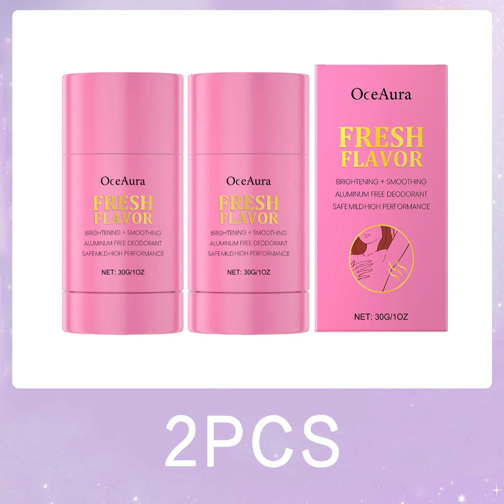 Body Odor Remover Antiperspirant Stick Underarm Deodorant Cream Anti Sweating Refreshing Portable Long-Lasting Fragrance Balm