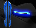 1 Set/2PCS Car Reflective Warning Mirror Strip Safety Warning Reflective Sticker For Universal Car Decorative Trims