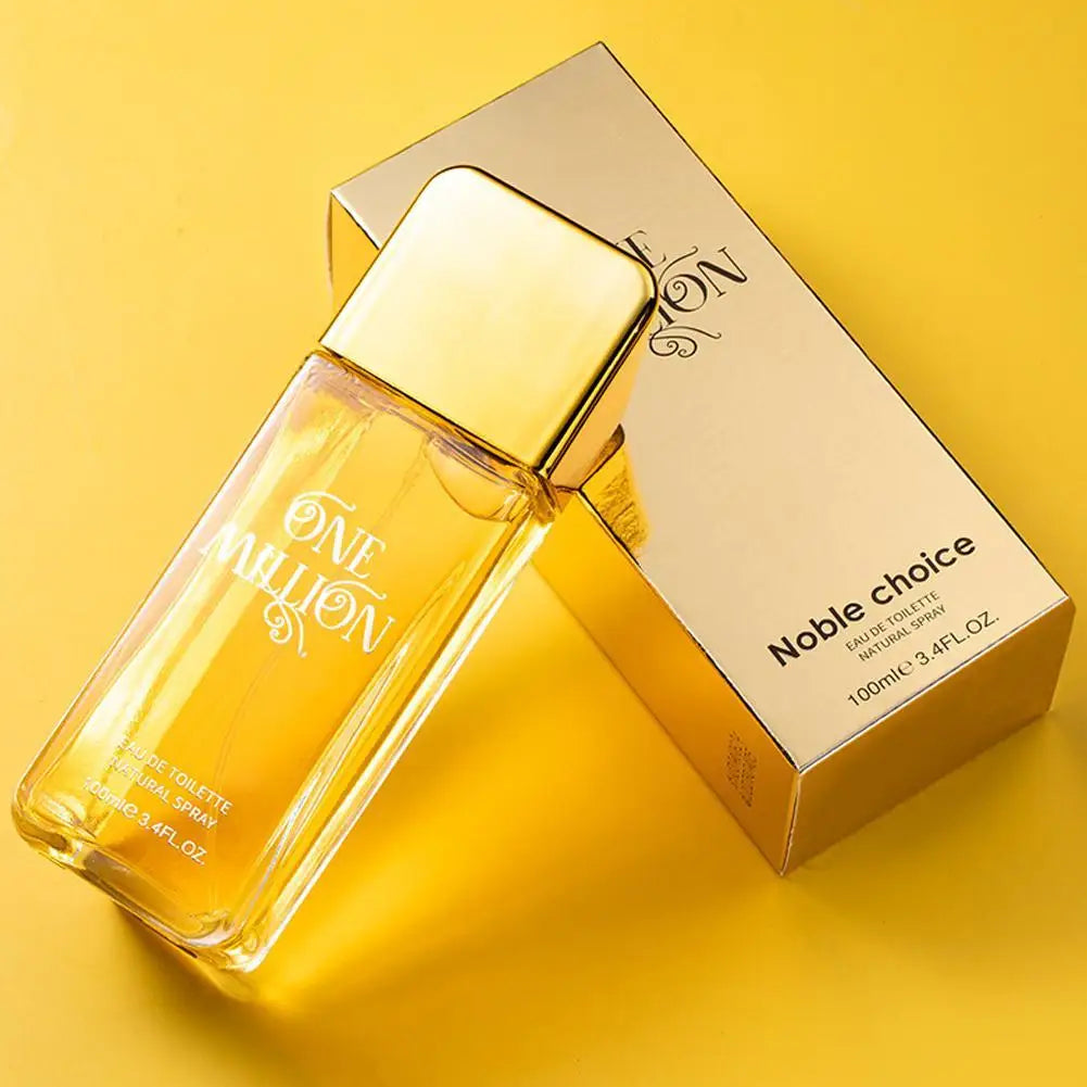 100ml Perfume Golden Million Gold Brick Extrait - Women Men's Long-Lasting Woody Perfume Men's Perfume Pray Fragrance