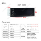 MEKEDE 6.86 Inch 1Din Carplay Android Auto Car Radio Multimedia Video MP5 Player With BT FM Stereo USB Type-C Plug Autoradio